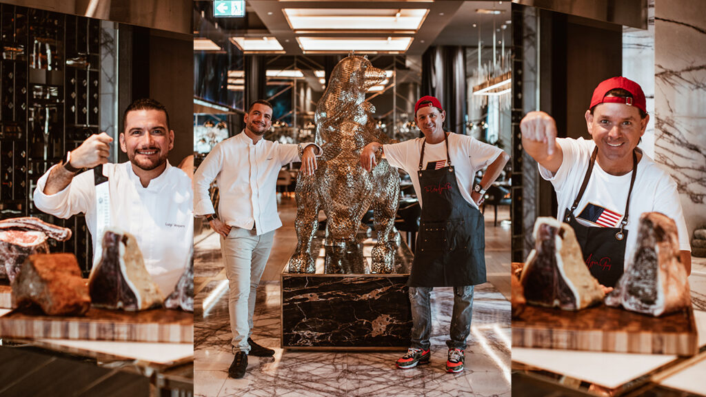 Dry Ager Guy X Bull and Bear Restaurant at Waldorf Astoria Dubai